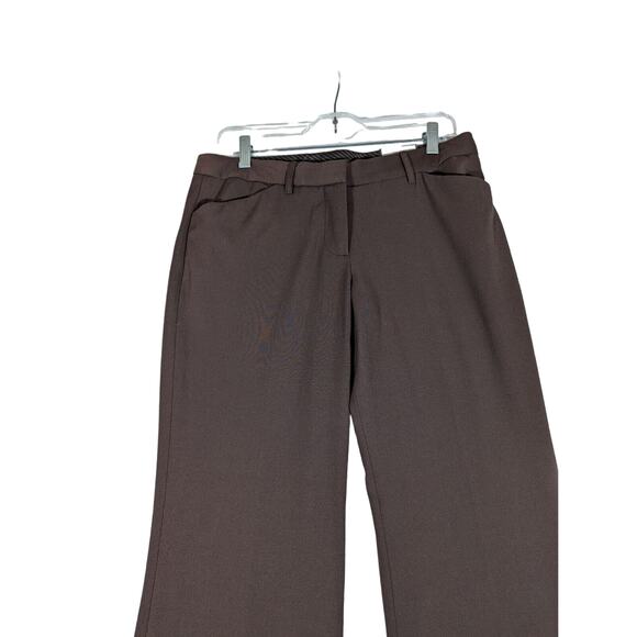 Bay Studios Jessica Brown Pants 10 P.Rise 10" W33 "Ins30.5"Leg Width 19.5" NWT - Picture 1 of 12